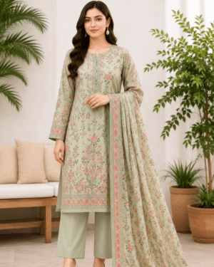 Printed Lawn 3-Piece Suit